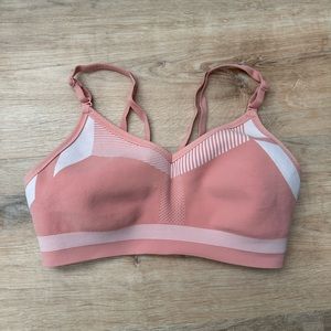 Nike Sports bra.  Size.l S. Pink.